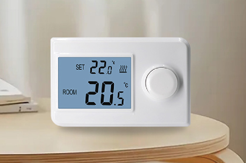 How to set the timer heating on the boiler thermostat?