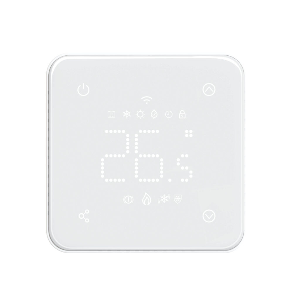 Thermostat e Hlophisitsoeng ka Bohlale bakeng sa ho Futhumatsa Motlakase ka Sekirini se bonesitsoeng ka Morao