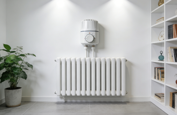 What are the advantages of combining water-based underfloor heating with a smart thermostat?