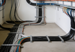 How close can the wires in underfloor heating systems be?