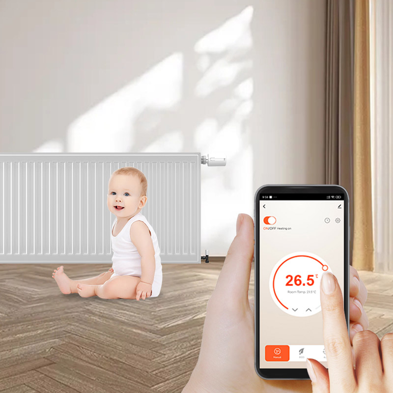 Is a radiator thermostatic valve child-safe?