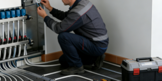The correct wiring method for three-wire thermostat