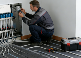 The correct wiring method for three-wire thermostat