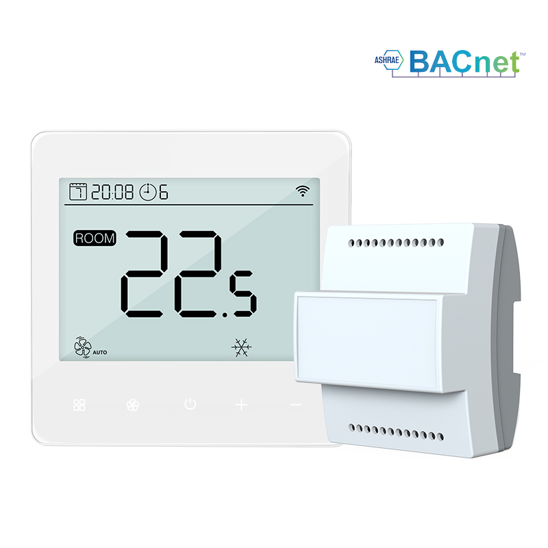 E-Top BACnet Thermostat | EC Fan Coil | RS485 Modbus | Keycard & Senso