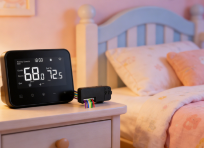 Why do hotels commonly use PTAC heat pump thermostats?