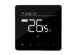 How do thermostats improve heating stability in hydro-based underfloor heating?