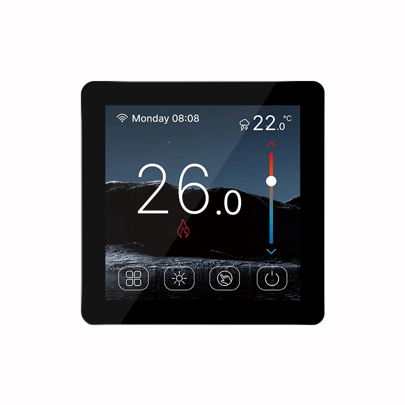 Is a 4-inch TFT smart thermostat suitable for upgrading a new house?