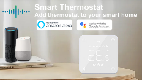 Programmable electric underfloor heating thermostat