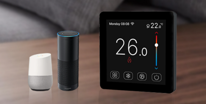 Programmable electric underfloor heating thermostat