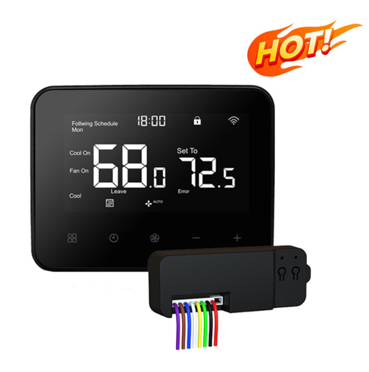 Does the PTAC temperature controller support remote status monitoring?