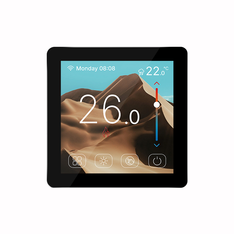 How can a color touch WiFi thermostat improve home comfort?