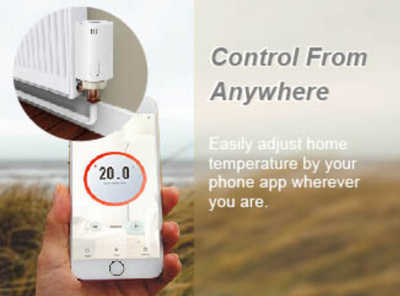 RF Wireless Intelligent Radiator Thermostats